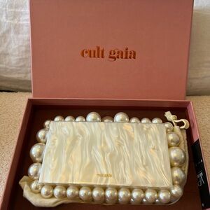 Cult Gaia EOS Pearl Clutch